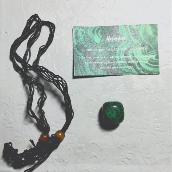 Gemstone Macrame RopeNecklace - Picture 1 of 2